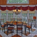 Princeton, MA Kitchen Window Treatment and Hunter Douglas Duette Architella Honeycomb Shades