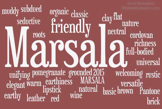 Marsala Pantone 2015 Color Of The Year In Interior Design