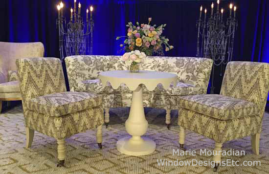 Stage furniture by Currey and Company Design Bloggers Conference 2015......more on the blog WindowDesignsEtc.com