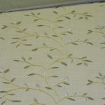 Trend Fabrics Timeless Embroidery and RM Coco faux raw silk